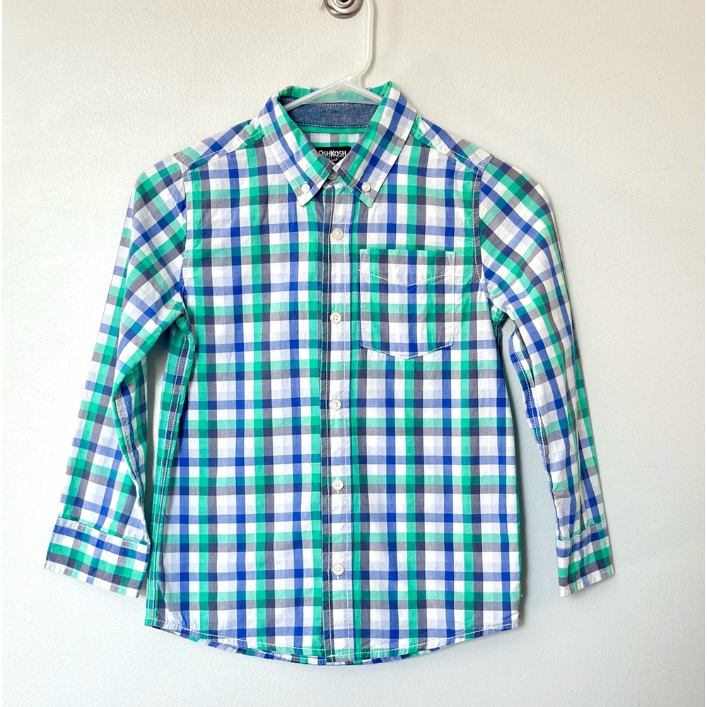Oshkosh B’gosh Down long sleeve Shirt -  size 8